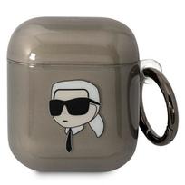 Karl Lagerfeld dėklas AirPods 1/2 – juodas