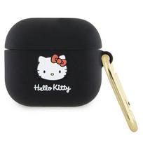 Hello Kitty silikoninis dėklas AirPods 3 – juodas