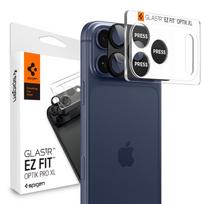 Spigen Optik Pro XL kameros stiklas iPhone 17 Pro – juodas