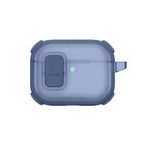 Skaidrus „AmazingThing Titan Pro Mag Case“, skirtas AirPods Pro 3 - Blue