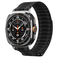 Spigen WBF0 dirželis, skirtas Samsung Galaxy Watch Ultra 47mm – juodas