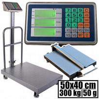 Platforminės svarstyklės HS 3002BMFM (300 kg, 50x40)