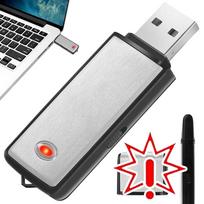 Slaptas mini diktofonas - USB įrašymo įrenginys (Prekė su defektu 9902592)