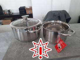 Nerūdijančio plieno puodų rinkinys ZL-8108 (Prekė su defektu 9902721)
