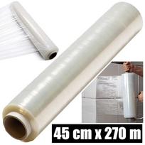 Permatoma pakavimo plėvelė STRETCH 45 cm x 270 m, skaidri