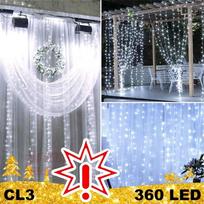 360 LED 3x3 girlianda Užuolaida – Krioklys STANDART CL3 (Prekė su defektu 9902806)