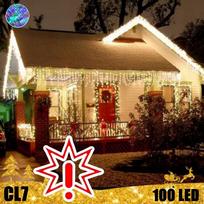 100 LED profesionali lauko girlianda varvekliai PRO CL7 (Prekė su defektu 9902807)
