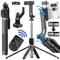 Teleskopinis trikojis stovas telefonui 220 cm P230TK