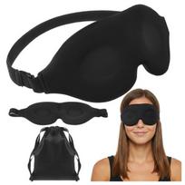 3D miego kaukė unisex, juoda