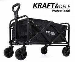 Sulankstomas transportavimo vežimėlis 90L KRAFT&DELE KD3087