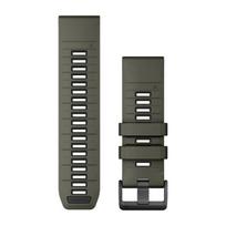 Garmin QuickFit laikrodžio dirželiai / 26 mm / Silikonas / Alyvuogių žalia-Juoda