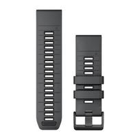 Garmin QuickFit laikrodžio dirželiai / 26 mm / Silikonas / Skalūno pilka-Juoda