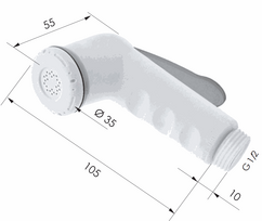 Daniel Bidetta 1001 DC, white