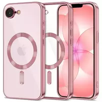 Tech-Protect MAGFLEX phone case with MagSafe support for iPhone 16E | iPhone 17E pink