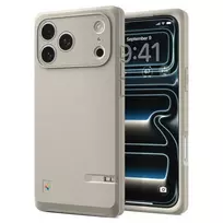 Spigen Classic LS phone case with MagSafe support for iPhone 17 Pro, gray