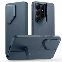 Tech-Protect Kevlar Aura phone case with MagSafe support for Samsung Galaxy S26 Ultra (S948) blue