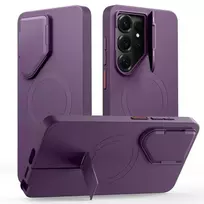 Tech-Protect Kevlar Aura phone case with MagSafe support for Samsung Galaxy S26 Ultra (S948) purple
