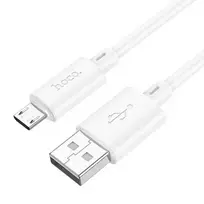 Hoco X88 data transfer and charging cable | USB-A to Micro USB | 12W | 1m | white