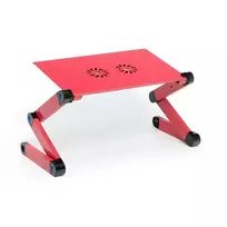 OEM Universal adjustable laptop desk with cooling, YL-803, red