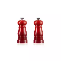 LE CREUSET Salt and pepper grinder set 11cm red