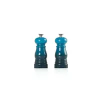 LE CREUSET Salt and pepper grinder set 11cm blue