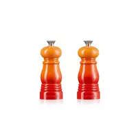 LE CREUSET Salt and pepper grinder set 11cm orange
