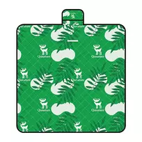 Qunature waterproof picnic mat camping blanket 2 x 2 m - green