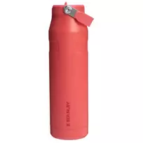 Stanley Thermos bottle with straw The IceFlow Bottle Flip Straw 2.0 1.06L coral red-orange