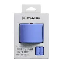 Stanley Set of 2 protective covers and straw caps for thermo mugs 0.89L/0.59L The Quencher Boot + Straw Topper hydrangea blue