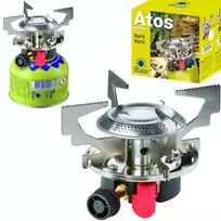 Meva Gas camping stove with gas cartridges (threaded or valve type) ATOS piezo igniter 1.8kW
