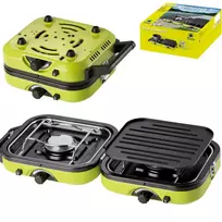 Meva DUAL COMPACT + GRILL double camping stove