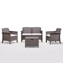 BICA Garden furniture set Venezia 2 brown
