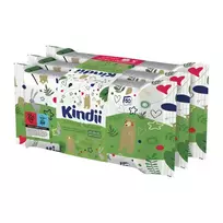 Kindii Baby wet wipes set, Natural Balance, 3x60 pcs.