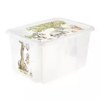 Keeeper 45L Karolina "Winnie the Pooh" Box with Lid 55.5x40x30cm transparent