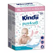 Kindii Baby sheets  Pure AND  Sof 10 pcs. 60x90cm