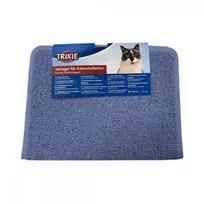 Trixie Kaķu tualetes paklājs -  Cat litter tray mat, PVC, 40 × 60 cm light blue