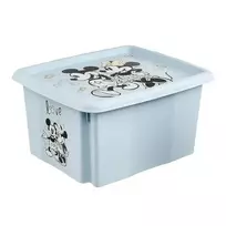 Keeeper Box with lid 24L Karolina "Mickey Mouse" 42.5x35.5x22.5cm blue