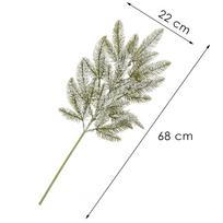 Kalėdinė šaka - dirbtinė lapų dekoracija Springos CA1313 68 cm