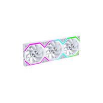 Jungle Leopard GALAXY Build Blocks UNI Daisy Chain RGB PC Fan 120 mm Reverse Balti (3 vnt.)