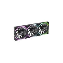Jungle Leopard GALAXY Build Blocks UNI Daisy Chain RGB PC Fan 120 mm X3 Reverse Juodi 3vnt