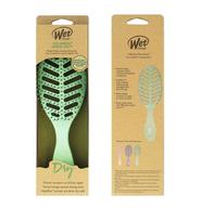 Wet Brush Go Green Speed Dry Plaukų šepetys Green plokščias plaukų šepetys