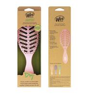 Wet Brush Go Green Speed Dry Plaukų šepetys Pink plokščias plaukų šepetys