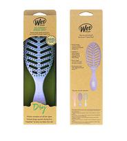 Wet Brush Go Green Speed Dry Plaukų šepetys Purple plokščias plaukų šepetys