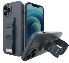 Telefono dėklas Hurtel Rope Case, Apple iPhone 13 Pro Max, tamsiai mėlyna sp.