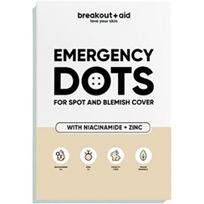 Breakout+aid Acne patches with niacinamide and zinc Emergency Dots 72 pcs aknė ir spuogai