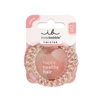 Invisibobble Elastic band Twistar Blush Braids 3 pcs plaukų gumytė