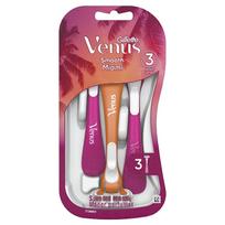 Gillette Venus Smooth Miami Disposable Razors 3 pcs skustuvas