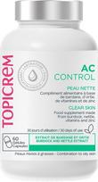 Topicrem Dietary supplement for problematic acne-prone skin AC Control (Clear Skin) 60 pcs dermatologiniai maisto papildai odai