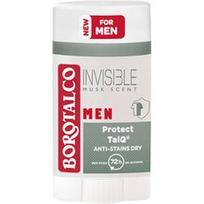 Borotalco Solid deodorant Men Invisible Dry (Deo Stick) 40 ml 40 pieštukinis dezodorantas Men