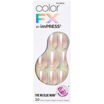 Kiss Glue-on nails ImPRESS Color FX - Connection 30 pcs nagų priežiūros priemonė Moterims